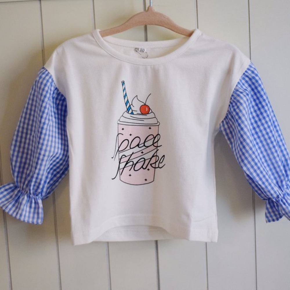 SHAKE SHACK Gingham Retro Tee